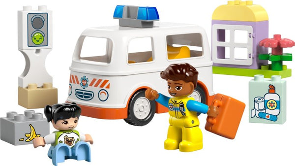 LEGO DUPLO 10447 — Ambulanta și sofer