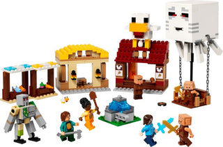 LEGO Minecraft 21273 — Atacul baloanelor Ghast asupra satului