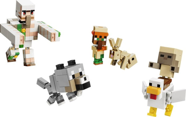 LEGO Minecraft 21592 — Atac în deșert cu un jocheu de găini