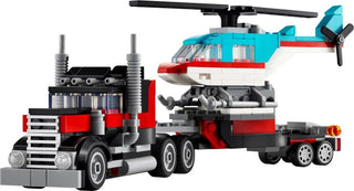 LEGO Creator 31146 — Camioneta cu platforma și elicopter