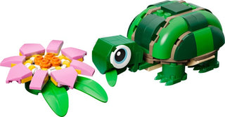 LEGO Creator 31377 — Broască-țestoasă cu o floare de nufăr