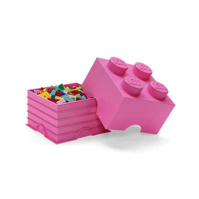 Cutie depozitare LEGO 4 roz