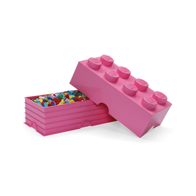 Cutie depozitare LEGO 8 roz