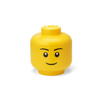 Cutie depozitare S cap minifigurina LEGO baiat