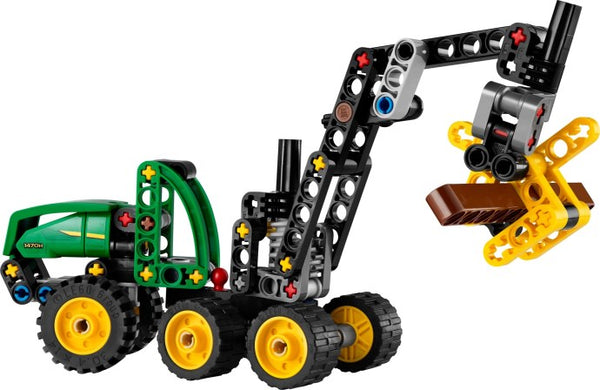 LEGO Technic 42218 — Utilaj de tăiat și stivuit copaci John Deere 1470H