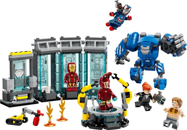 LEGO Marvel Super Heroes 76315 — Laboratorul lui Iron Man: Sala armurilor