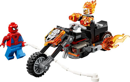 LEGO Marvel Super Heroes 76335 — Omul Păianjen vs Călărețul fantomă pe motocicletă