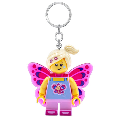 Breloc LEGO Iconic cu LED - Fata Fluture