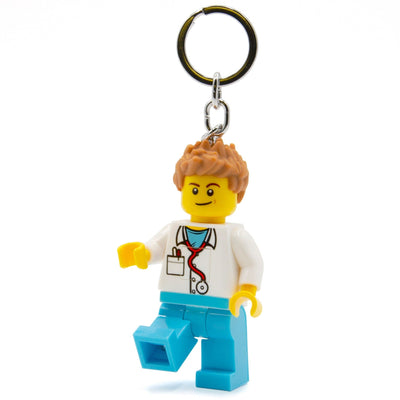 Breloc LEGO Iconic cu LED - Barbat Doctor