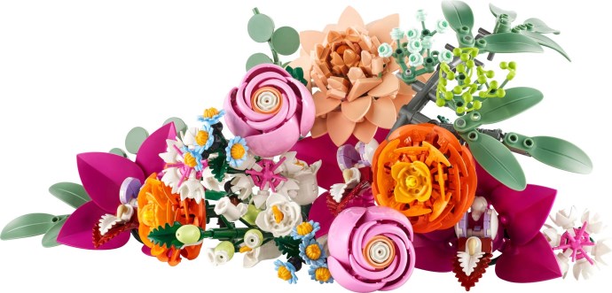 LEGO Colectia Botanica 10342 — Buchet de flori roz
