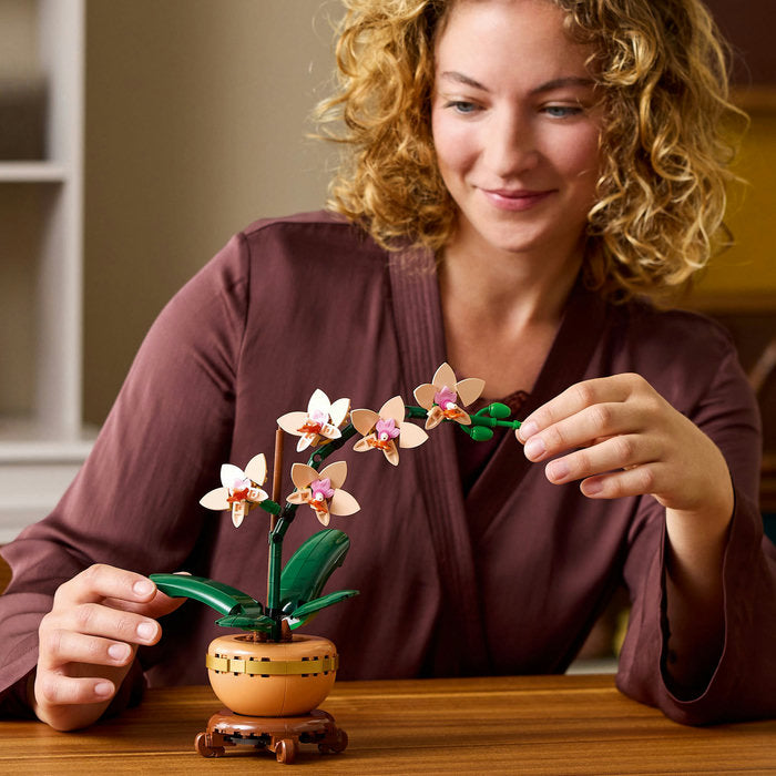LEGO Colectia Botanica 10343 — Mini orhidee – imagine 1