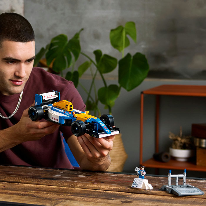 LEGO Icons (Creator Expert) 10353 — Williams Racing FW14B și Nigel Mansell – imagine 8