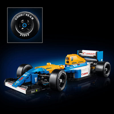 LEGO Icons (Creator Expert) 10353 — Williams Racing FW14B și Nigel Mansell – imagine 9