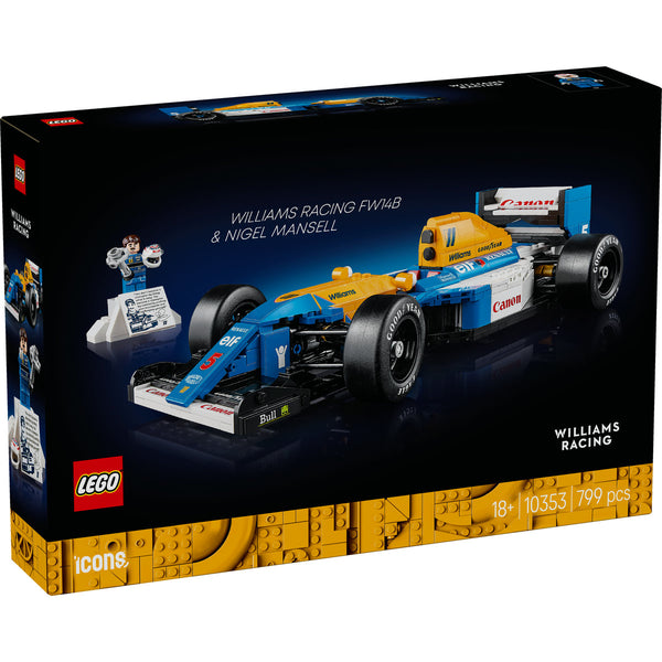 LEGO Icons (Creator Expert) 10353 — Williams Racing FW14B și Nigel Mansell – imagine 2