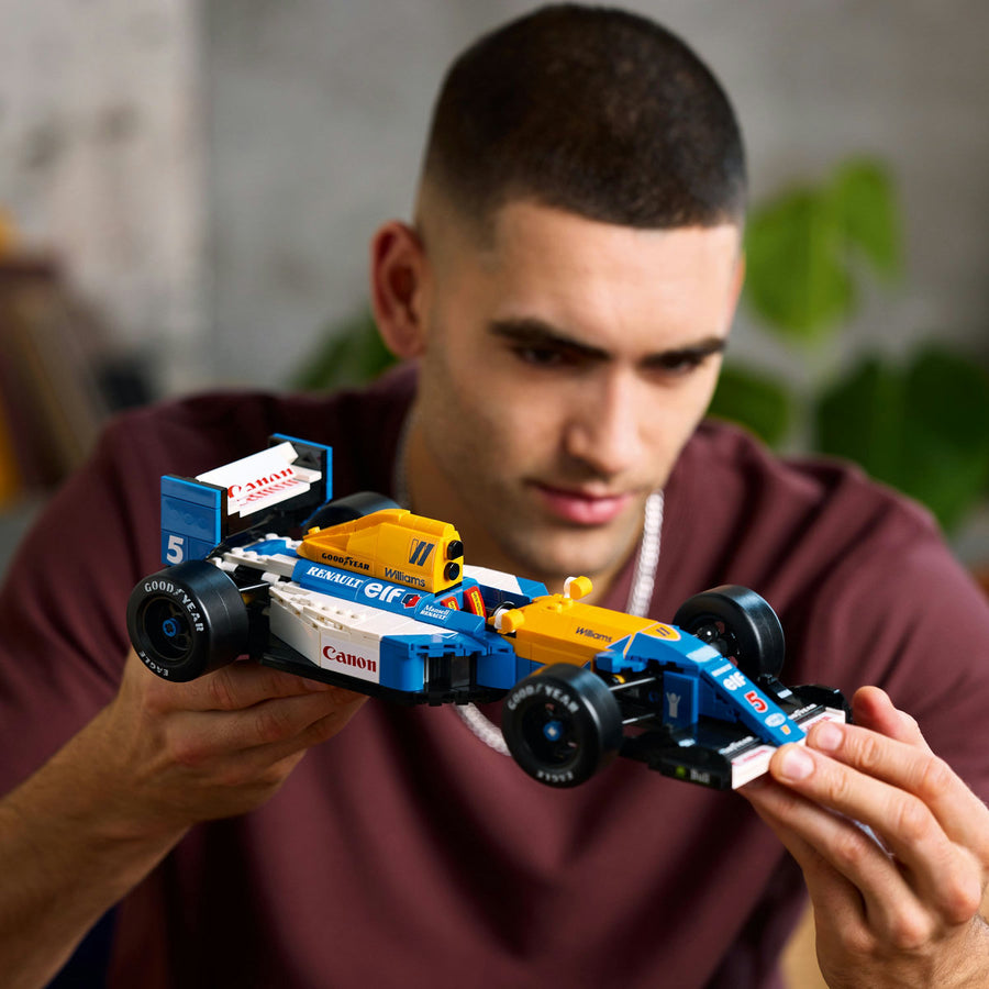 LEGO Icons (Creator Expert) 10353 — Williams Racing FW14B și Nigel Mansell – imagine 4