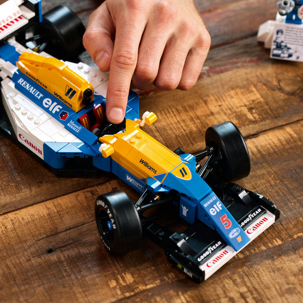 LEGO Icons (Creator Expert) 10353 — Williams Racing FW14B și Nigel Mansell – imagine 6