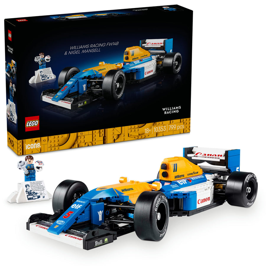 LEGO Icons (Creator Expert) 10353 — Williams Racing FW14B și Nigel Mansell – imagine 1