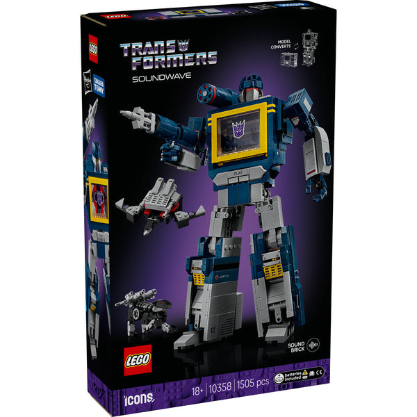 LEGO Icons (Creator Expert) 10358 — Transformers: Soundwave – imagine 2