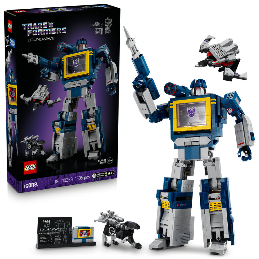 LEGO Icons (Creator Expert) 10358 — Transformers: Soundwave – imagine 1