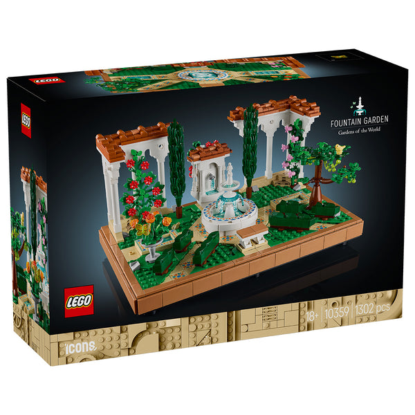 LEGO Icons (Creator Expert) 10359 — Gradina cu fantana – imagine 2
