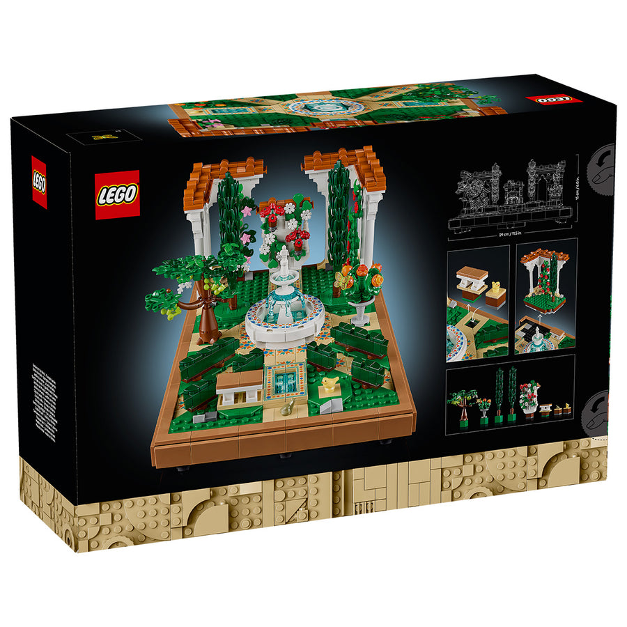LEGO Icons (Creator Expert) 10359 — Gradina cu fantana – imagine 3