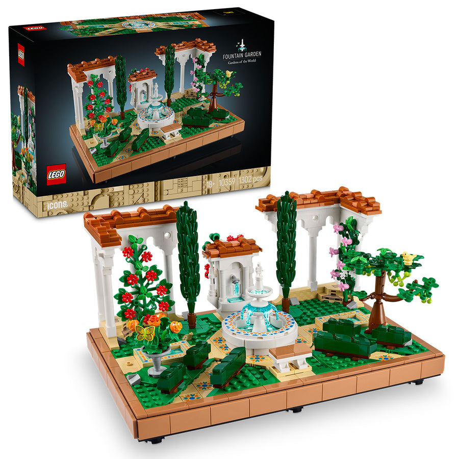 LEGO Icons (Creator Expert) 10359 — Gradina cu fantana – imagine 1