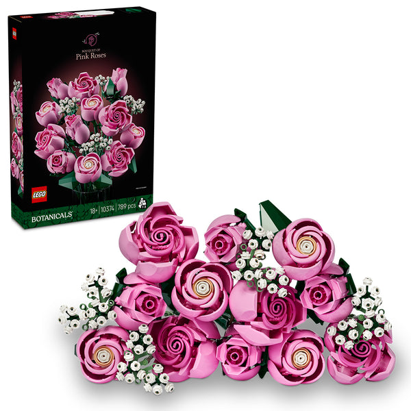 LEGO Colectia Botanica 10374 — Buchet de trandafiri roz