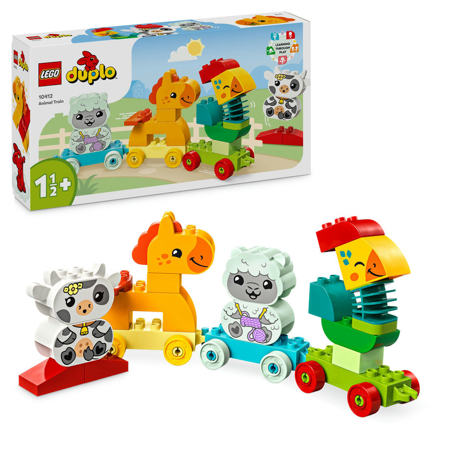 LEGO DUPLO 10412 — Tren cu animale – imagine 1