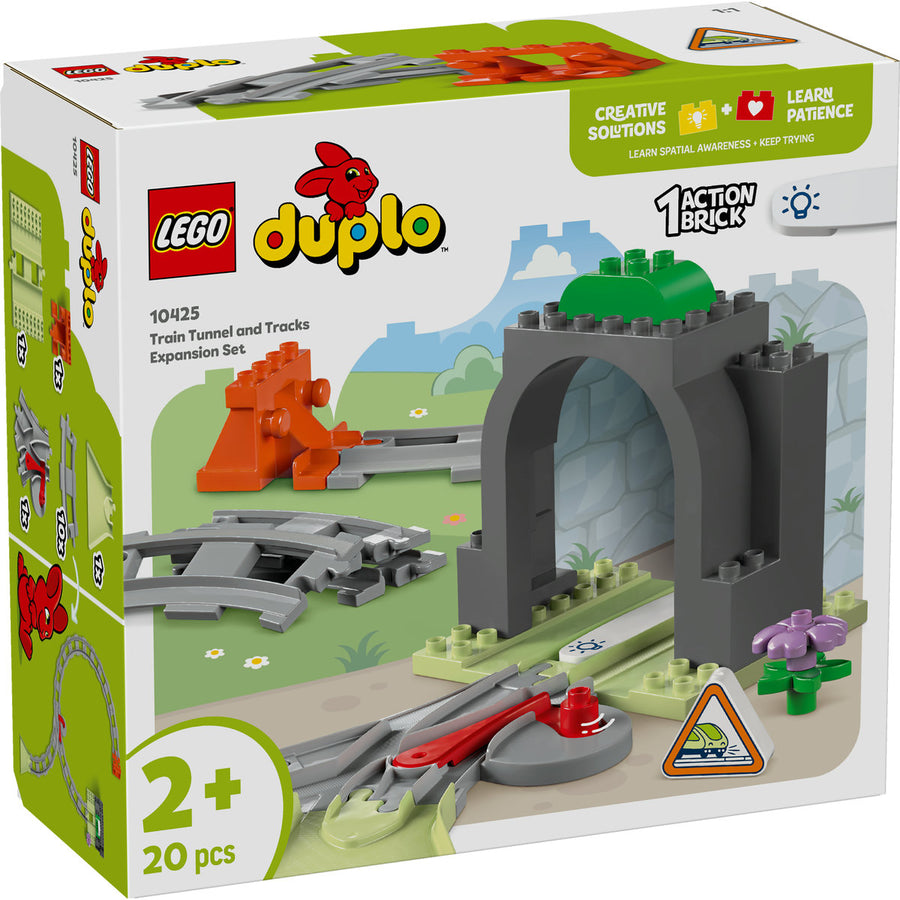 LEGO DUPLO 10425 — Set de extindere Tunel cu sine de cale ferata – imagine 2