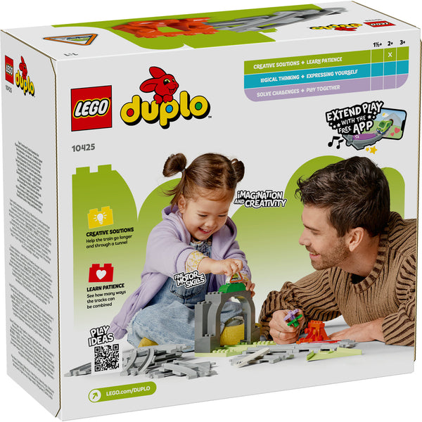 LEGO DUPLO 10425 — Set de extindere Tunel cu sine de cale ferata – imagine 3