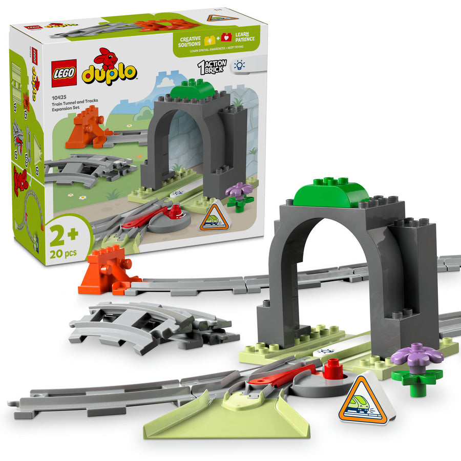 LEGO DUPLO 10425 — Set de extindere Tunel cu sine de cale ferata – imagine 1