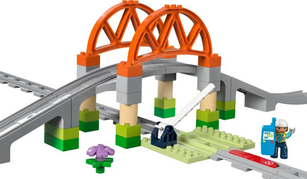 LEGO DUPLO 10426 — Set de extindere Pod cu sine de cale ferata