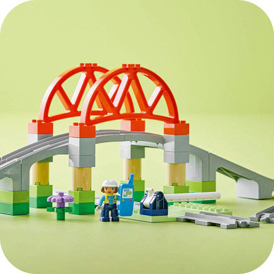 LEGO DUPLO 10426 — Set de extindere Pod cu sine de cale ferata – imagine 9