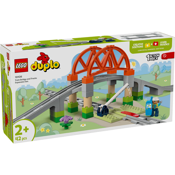 LEGO DUPLO 10426 — Set de extindere Pod cu sine de cale ferata – imagine 2