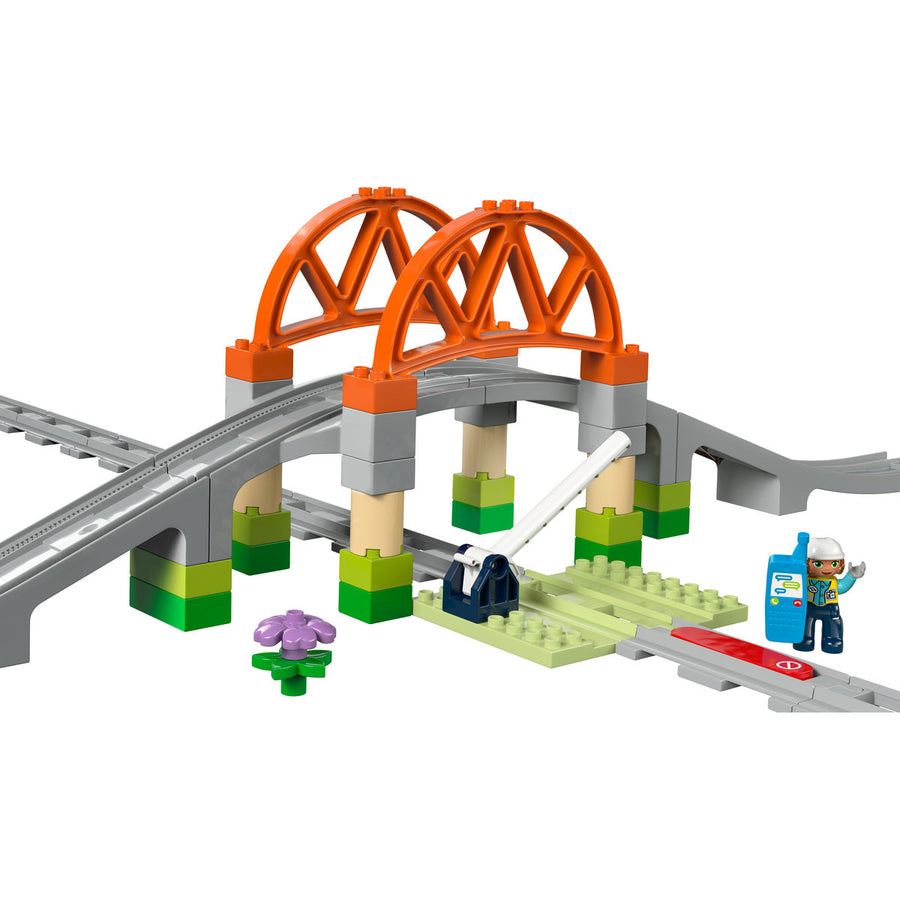 LEGO DUPLO 10426 — Set de extindere Pod cu sine de cale ferata – imagine 7
