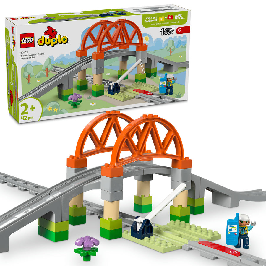 LEGO DUPLO 10426 — Set de extindere Pod cu sine de cale ferata – imagine 1