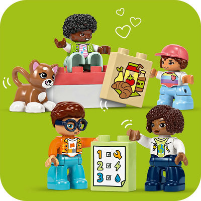 LEGO DUPLO 10428 — Tren comunitar interactiv – imagine 9