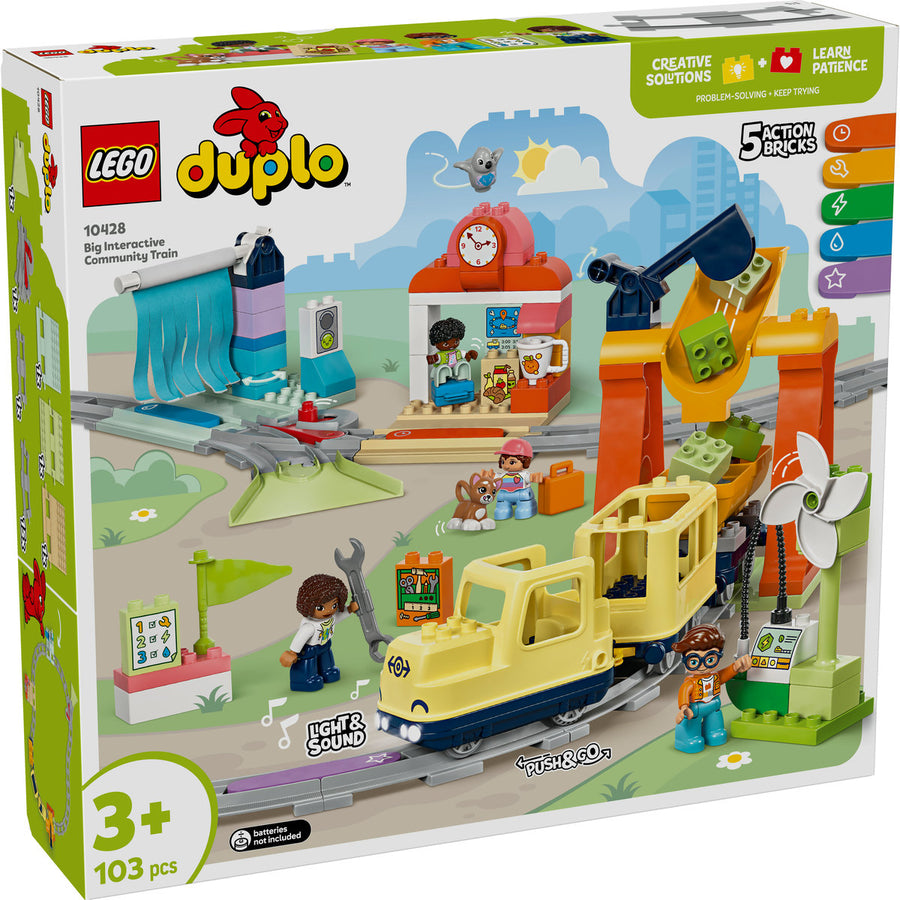 LEGO DUPLO 10428 — Tren comunitar interactiv – imagine 2