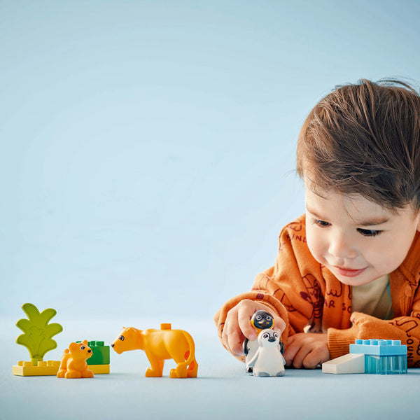 LEGO DUPLO 10442 — Familii de animale salbatice: Pinguini și lei – imagine 4