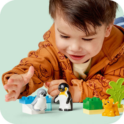 LEGO DUPLO 10442 — Familii de animale salbatice: Pinguini și lei – imagine 5