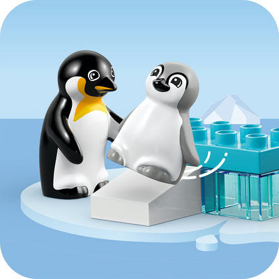 LEGO DUPLO 10442 — Familii de animale salbatice: Pinguini și lei – imagine 6