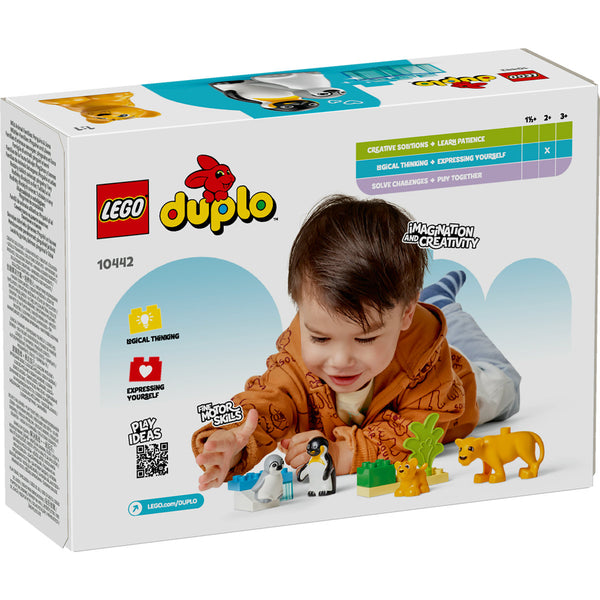 LEGO DUPLO 10442 — Familii de animale salbatice: Pinguini și lei – imagine 3