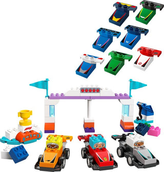 LEGO DUPLO 10445 — Echipa F1: Masini și piloti de curse