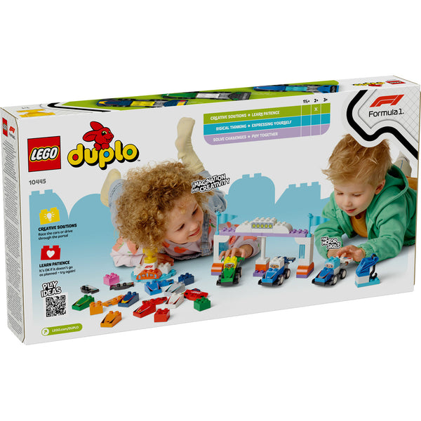 LEGO DUPLO 10445 — Echipa F1: Masini și piloti de curse – imagine 3