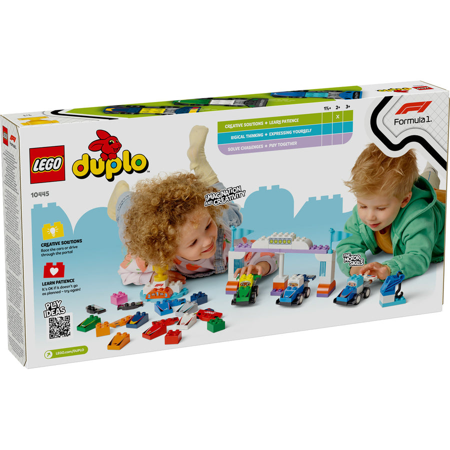 LEGO DUPLO 10445 — Echipa F1: Masini și piloti de curse – imagine 3