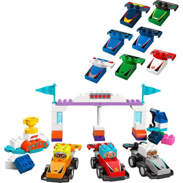 LEGO DUPLO 10445 — Echipa F1: Masini și piloti de curse – imagine 6