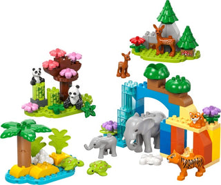 LEGO DUPLO 10446 — Familii de animale salbatice 3 în 1