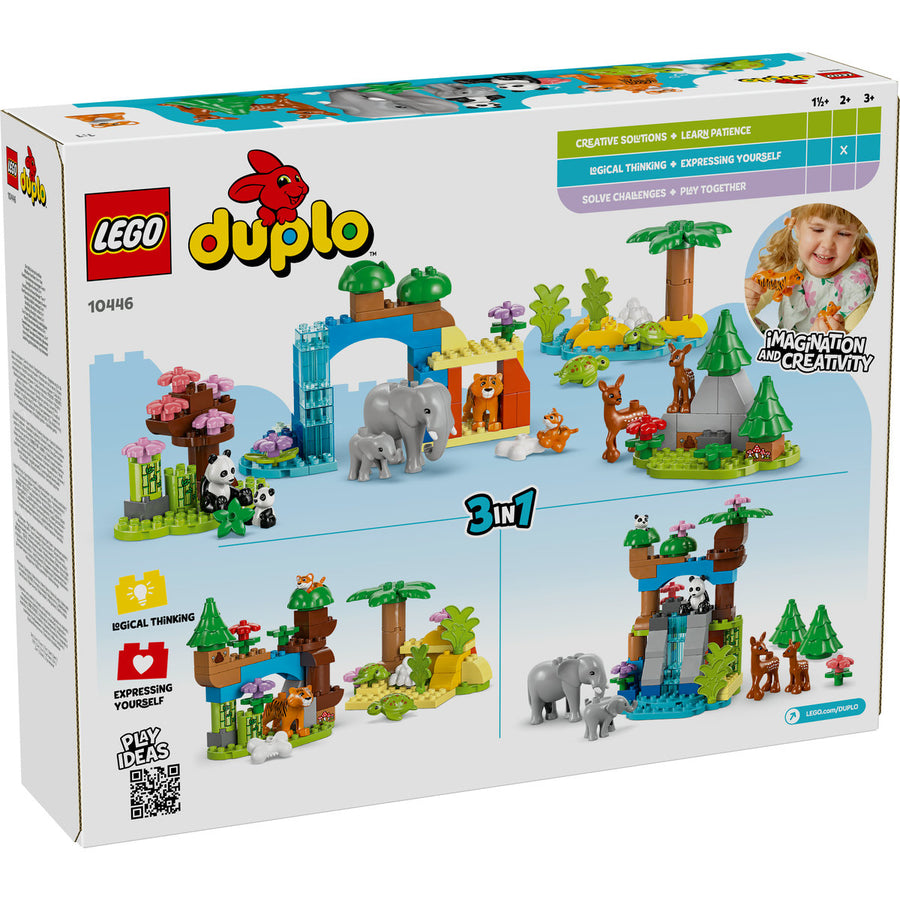 LEGO DUPLO 10446 — Familii de animale salbatice 3 în 1 – imagine 3