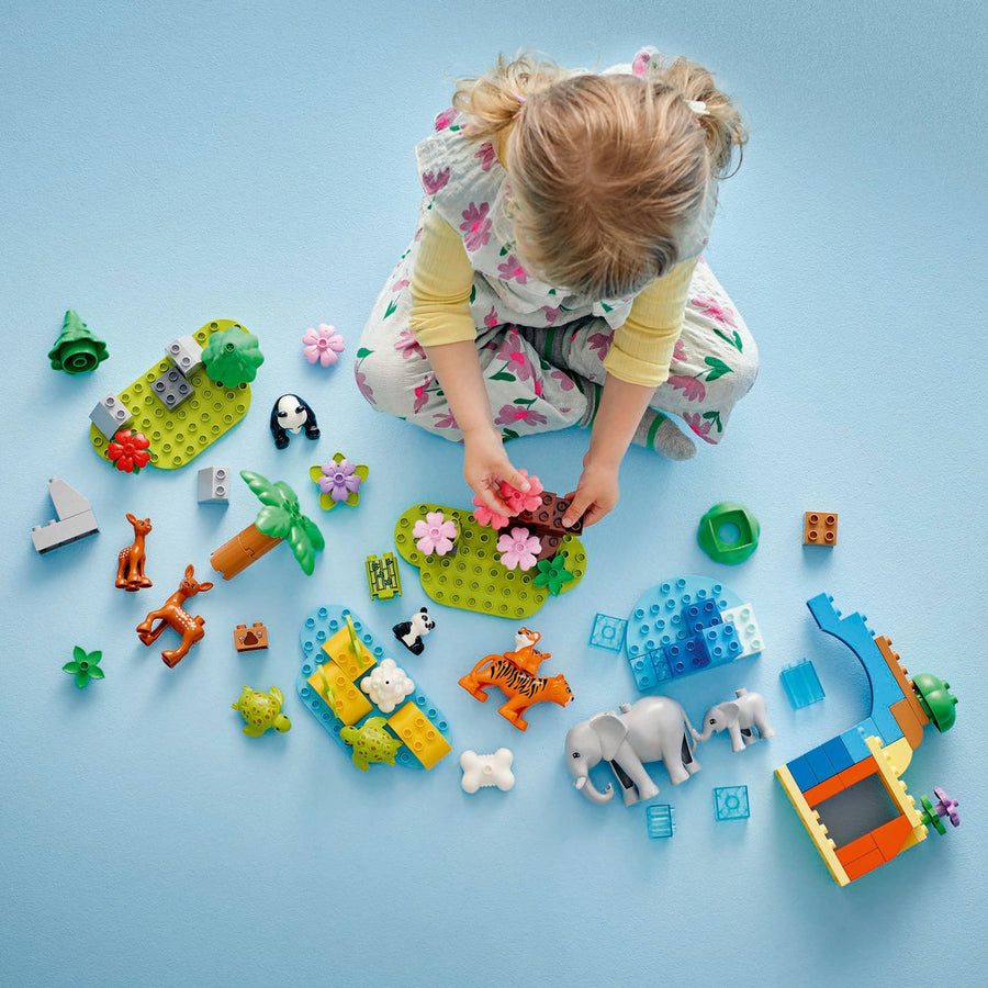 LEGO DUPLO 10446 — Familii de animale salbatice 3 în 1 – imagine 4