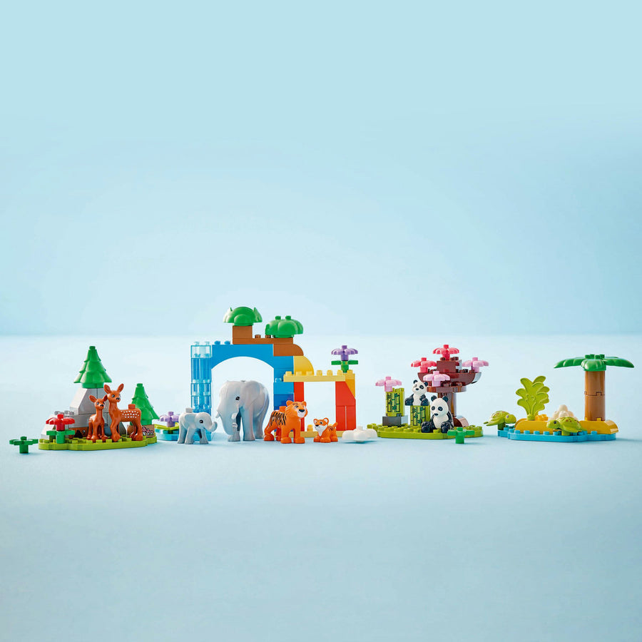 LEGO DUPLO 10446 — Familii de animale salbatice 3 în 1 – imagine 5